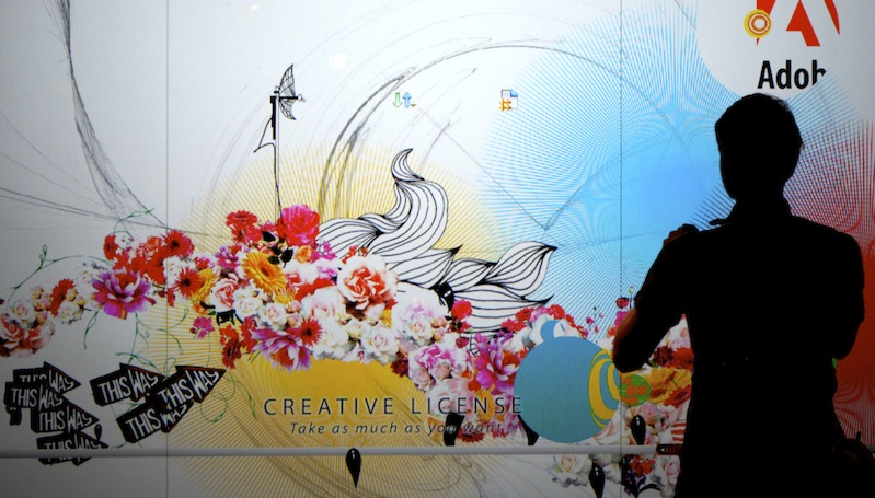 Adobe Creative License Interactive Mural New York City